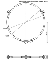 Направляющее кольцо для СВЧ (микроволновой) печи LG 5889W2A015L