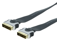 Кабель SCART на SCART HQSS1022/2.5, шлейф, черный, 2.5 метра - вид 1 миниатюра