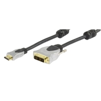 Кабель DVI-D - HDMI HDTV HQSS5551, 10 метров - вид 1 миниатюра