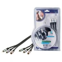 Компонентный кабель 3RCA - 3RCA HQSS3811, 2,5 м - вид 1 миниатюра