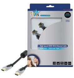 Кабель HQ HDMI - HDMI 1.4a (HQSS5560-20A24), 20 метров - вид 1 миниатюра