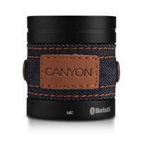 Портативная колонка Canyon CNS-CBTSP1B, Bluetooth, чёрная - вид 1 миниатюра