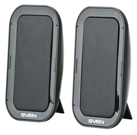Колонки компьютерные 2.0 SVEN PS-36 (SV-0110036), 2х3 Вт, 220V, чёрные - вид 1 миниатюра