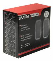 Колонки компьютерные 2.0 SVEN PS-36 (SV-0110036), 2х3 Вт, 220V, чёрные - вид 3 миниатюра
