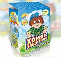 Игрушка повторюшка "Хомяк Защитник", серый - вид 5 миниатюра