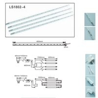 Комплект светодиодной подсветки Lacky Star LS1802-4DW, белый свет (6000К), 220V - вид 1 миниатюра