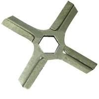 Нож для мясорубки Moulinex, плоский,тонкий шестигранник A15 (до 2000 года вып.) MS-4775250 - вид 1 миниатюра