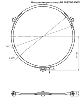 Направляющее кольцо микроволновой СВЧ печи LG 5889W2A005L